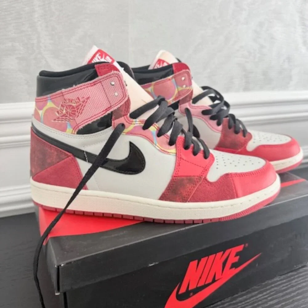 Nike Air Jordan Retro High Top Size 10 --Across The Spiderverse - Picture 9 of 9